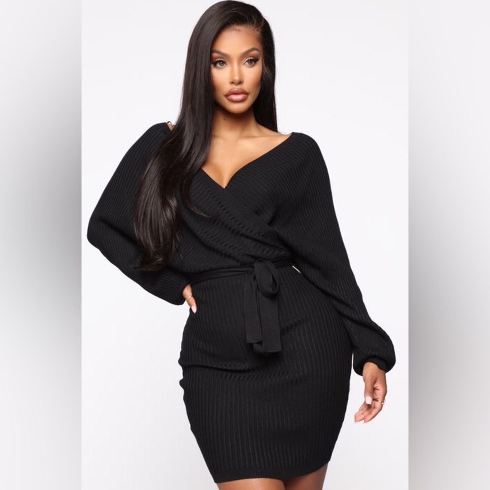 Fashion Nova Just Between Us Sweater Dress | Small